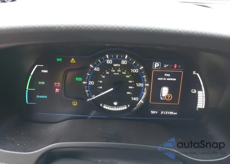 2019 Hyundai Ioniq Hybrid Blue из США, поврежденный, VIN KMHC65LC5KU171526